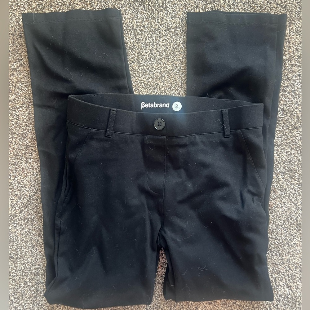 Betabrand Classic Black Trousers-Never worn